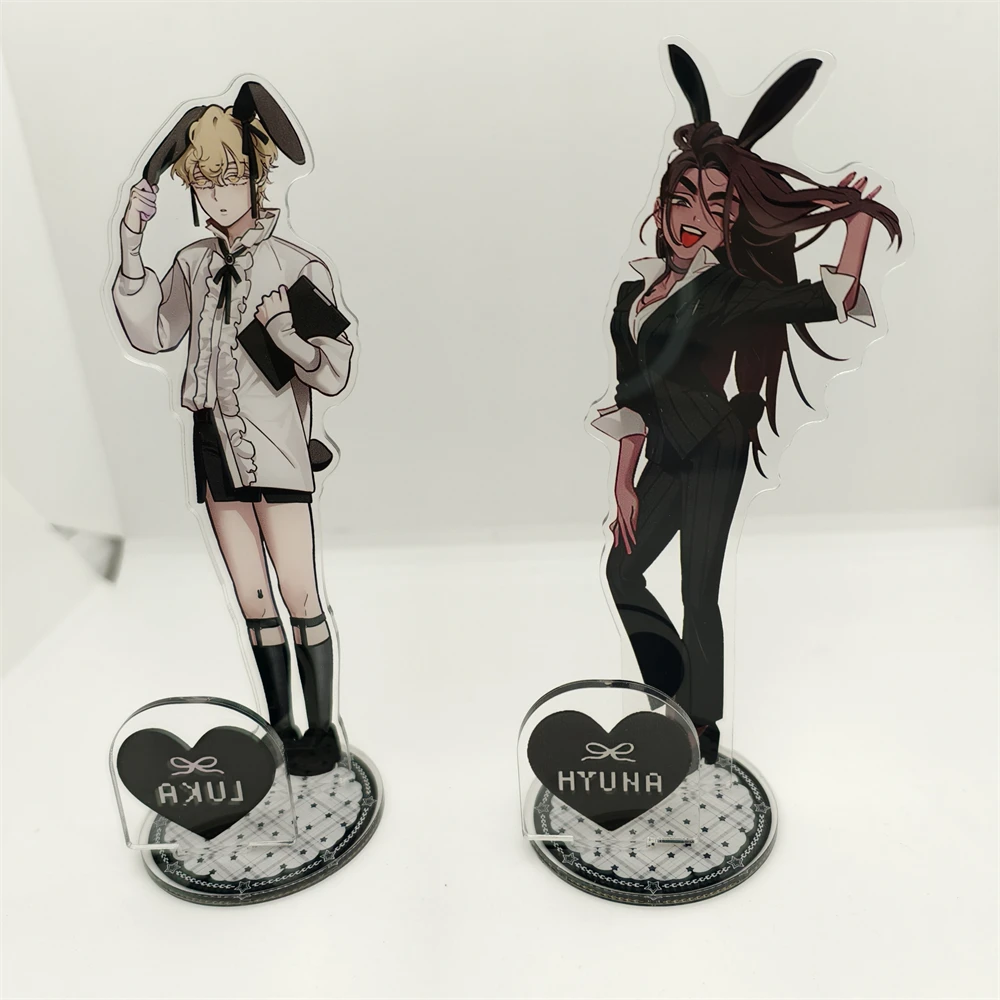 أنيمي الغريبة المرحلة سلاسل المفاتيح قلادة سيارة مفتاح سلسلة الاكريليك حامل MIZI SUA TILL IVAN HYUNA LUKA المشجعين الهدايا تأثيري اكسسوارات