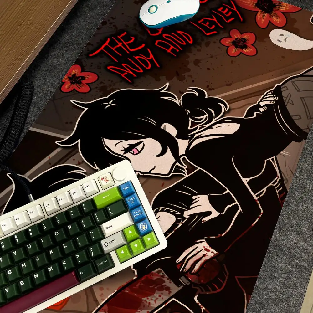 

Коврик для мыши C-Coffin Of Andy And Leyley Xxl, компьютер, большой размер, нескользящая геймерская клавиатура, 90x40 см, художественный дизайн, HD настольный коврик