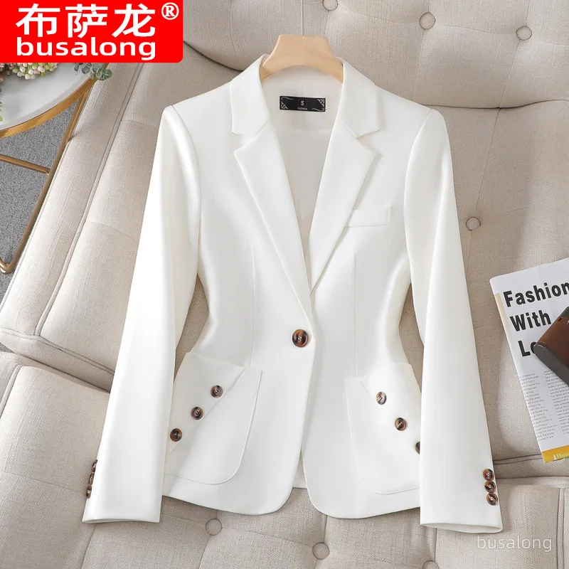 

Новый стильный модный костюм, повседневный женский профессиональный пиджак с длинными рукавами, официальная куртка, рабочая одежда8303
