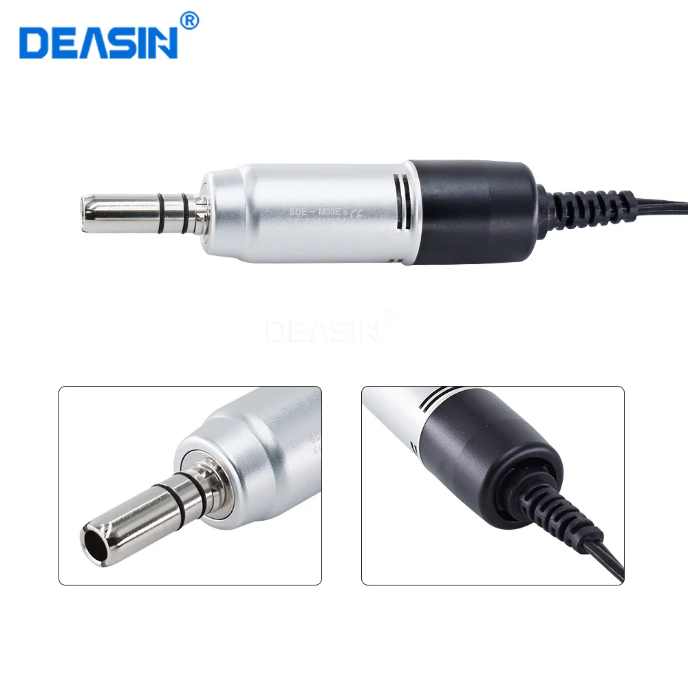 DEASIN Dental E-Type Micro Motor Micromotor Polishing Handpiece Handle 35000rpm For Marathon Machine Dentistry Lab Equipment