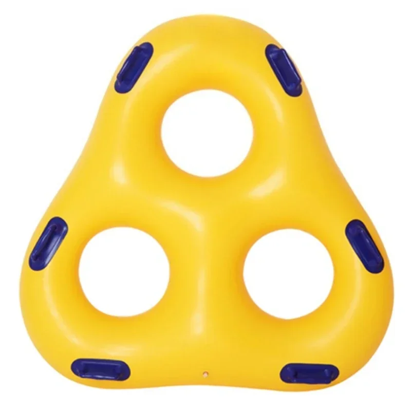 Water park, inflatable raft, three-person swimming ring, single rowing ring