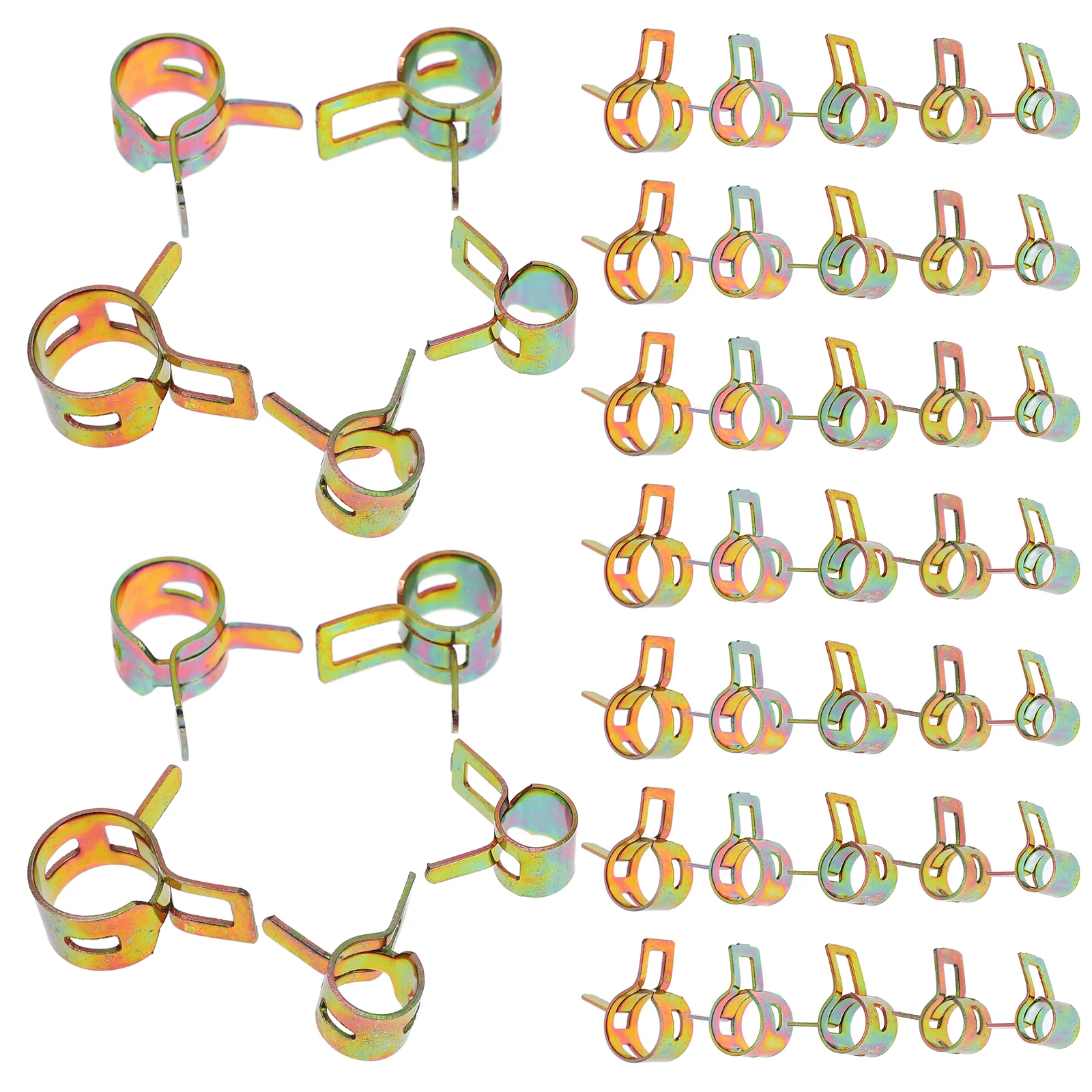 

125 шт. обручи для масляных шлангов, автомобильные зажимы для топливных трубок, сверхмощный набор зажимов для шлангов для автомобиля, крепежные аксессуары для масляных водопроводных трубок, топливные трубки