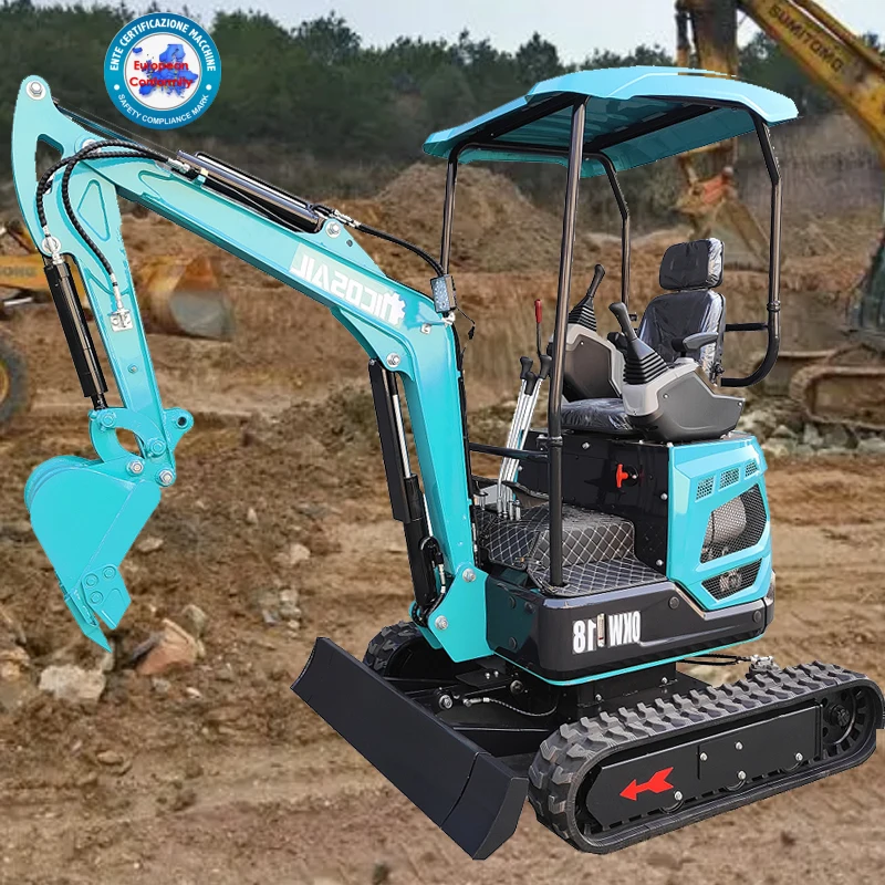 Customized CE/EPA Certification 1.8 Ton Mini Excavator Hydraulic Mini Excavator Small Construction Excavator for sale