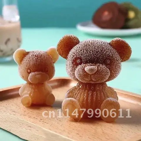 Ice Cube Maker Little bear dogShape Tray Ice Cream Tool Whiskey Wine Cocktail Ice Cube форма для льда силиконовые формы формы