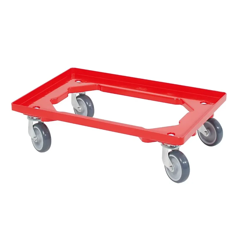 4 rotating caster logistics transportation container roller car 600X400 MM