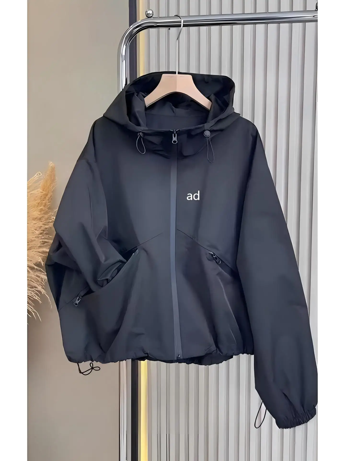 Black assault jacket for women's spring and autumn new style 2026 popular Western style casual top