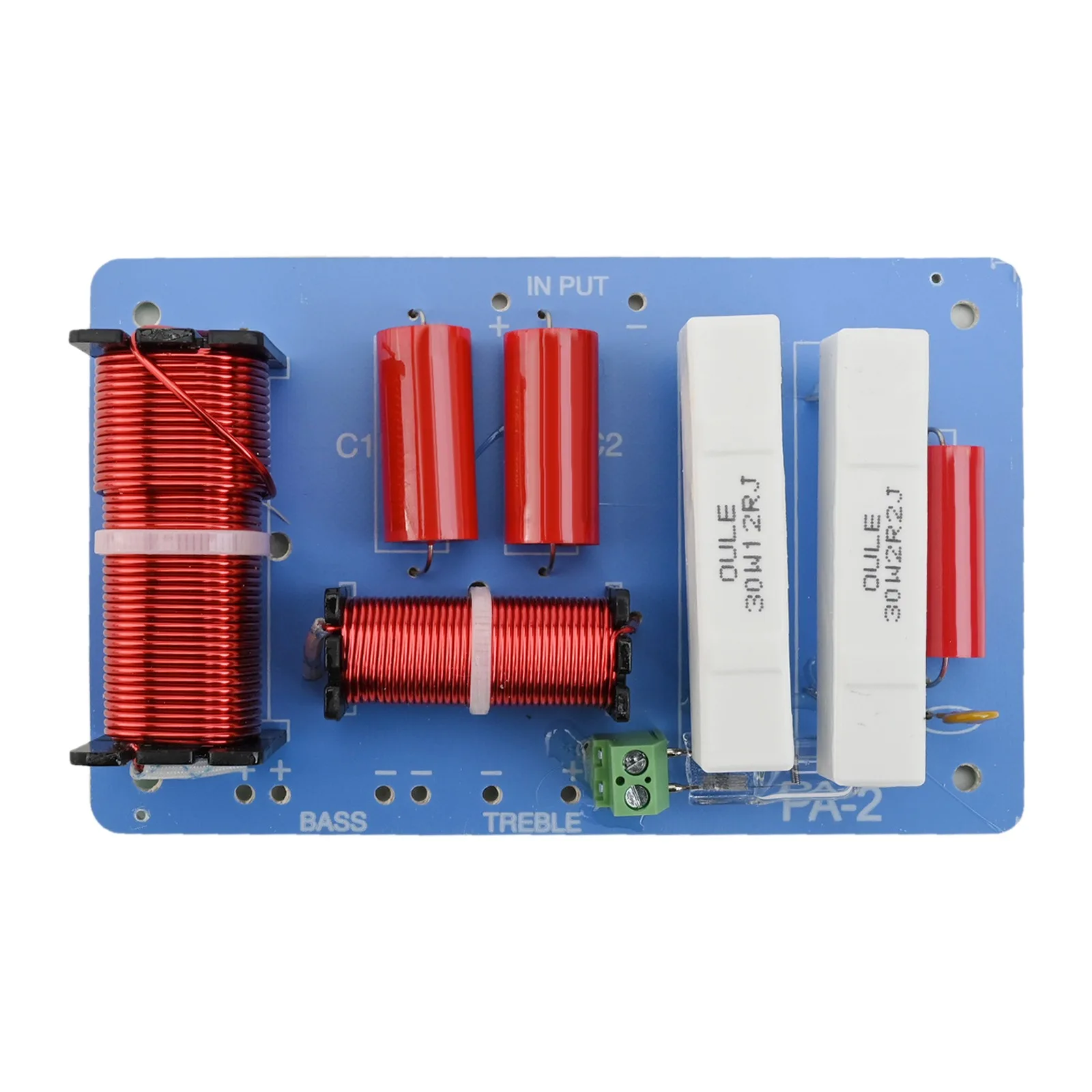 Audio Signal Separation 2Way Crossover Filter DIY Audio Projects Customization For Audio Setups Enhanced Treble Bass Audio