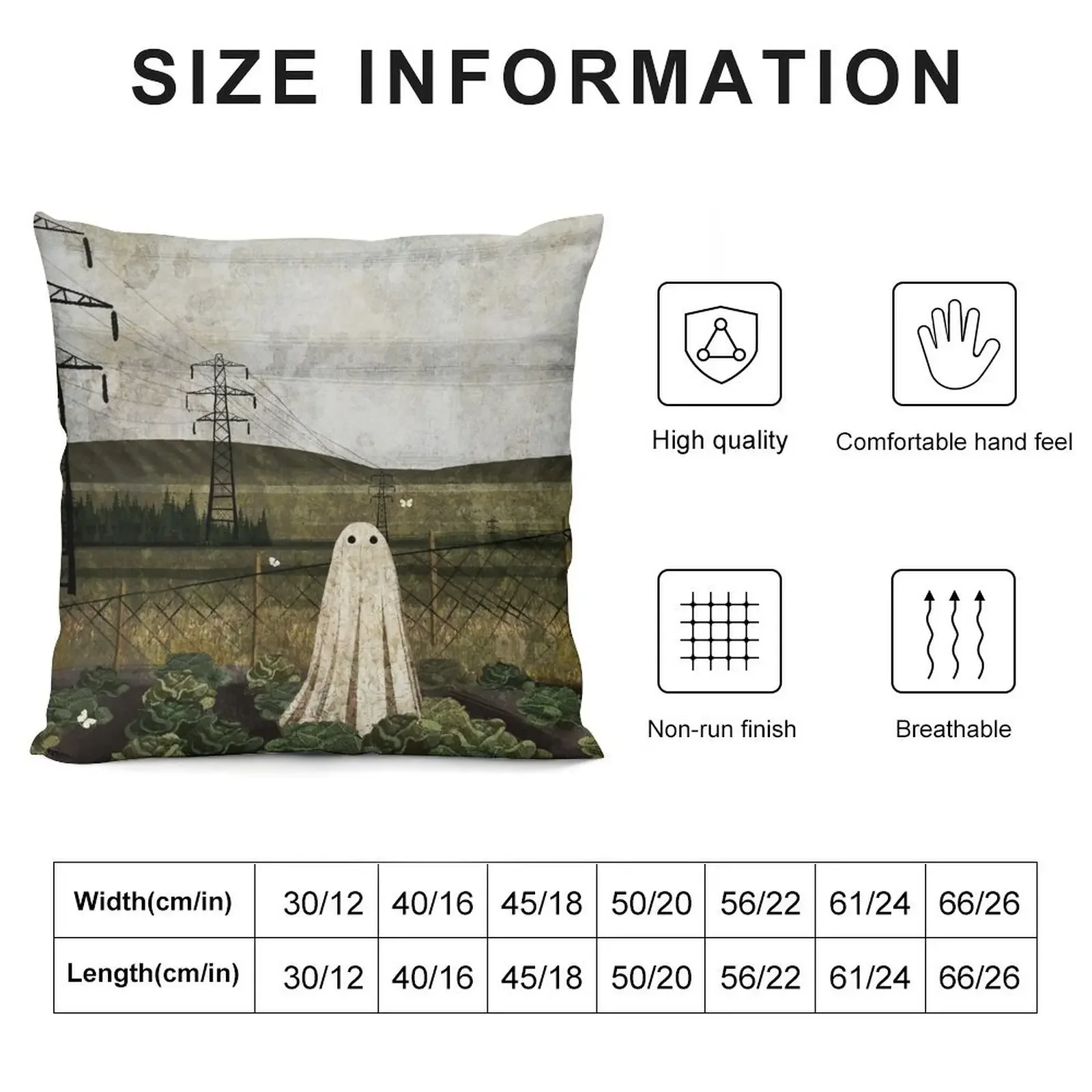 There's A Ghost in the Cabbage Patch Again... Throw Pillow bed pillows luxury sofa pillows Pillowcase pillow