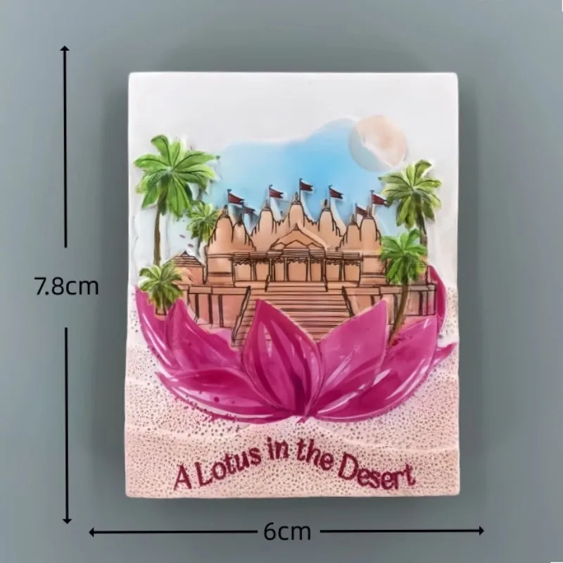 The United Arab Emirates Fridge Magnets Middle East Travelling Souvenirs UAE Refrigerator Stickers Home Decor Wedding Gifts