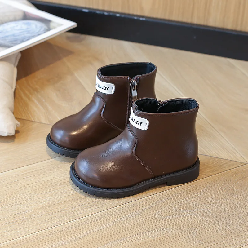 Bottes de rinçage carillon pour filles, chaussures rétro simples pour enfants, chaudes, confortables, polyvalentes, classiques, légères, nouvelle mode, automne