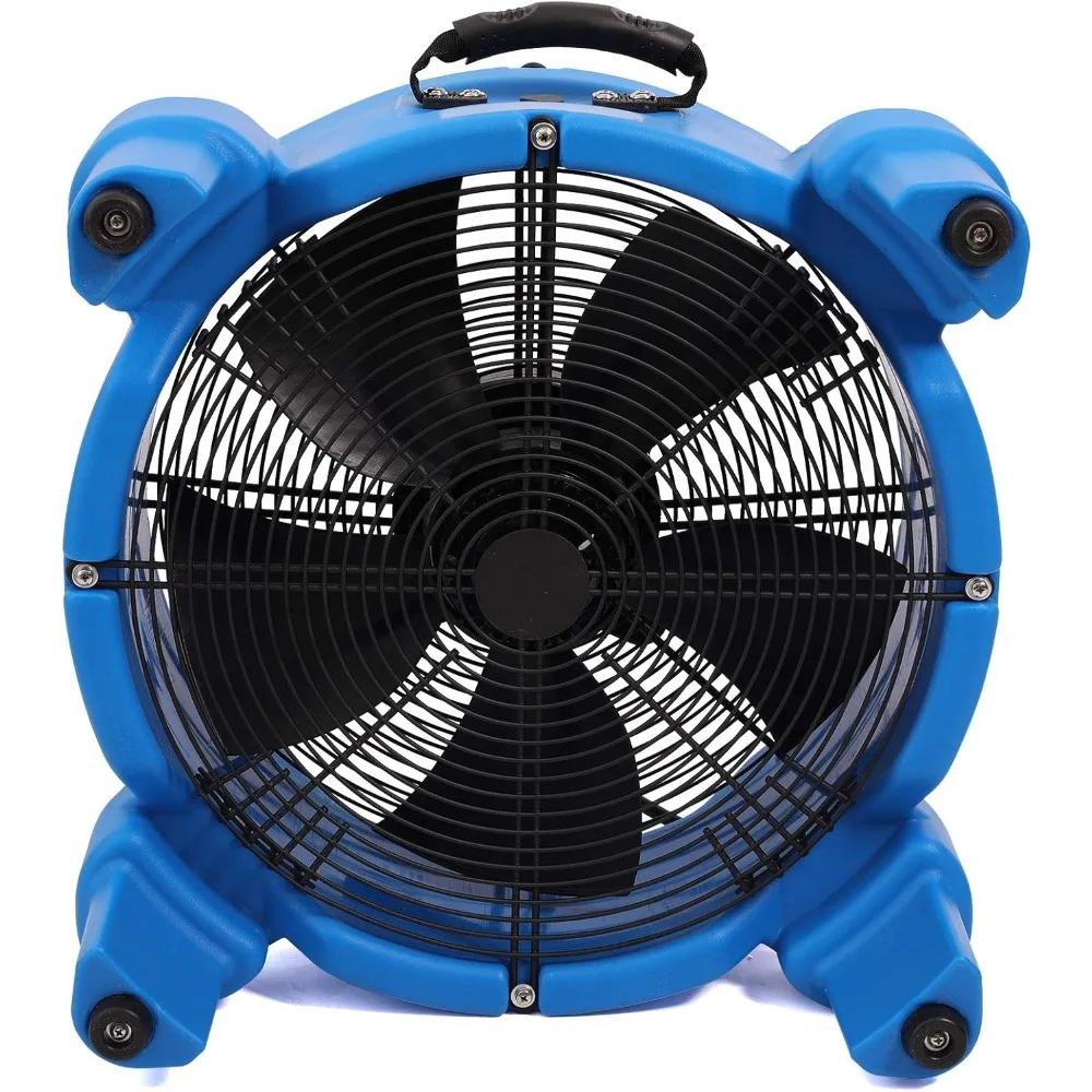 AM30DF Ventilatore assiale 1/4 HP 3000 CFM con motore dell'aria - Potente ventola di scarico verso il basso per l'essiccazione, raffreddamento e ventilazione
