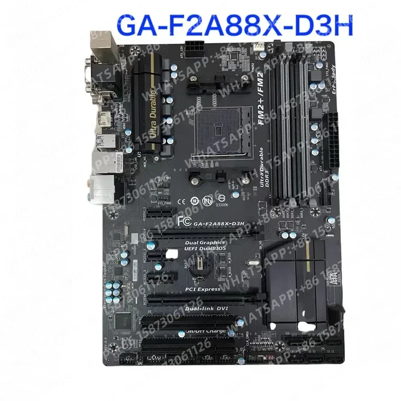 Placa base GA-F2A88X-D3H con zócalo FM2/FM2+, 64GB DDR3, ATX, 100% probada, funciona perfectamente
