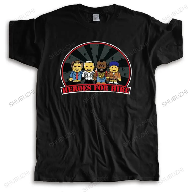 HEROES FOR HIRE T-SHIRT The A-Team Hannibal A BA Mr. T Team TV Series Van Shirt Cartoon t shirt men Unisex New Fashion tshirt