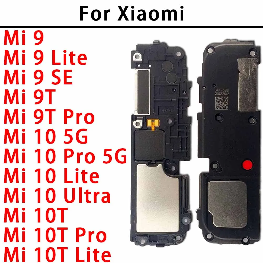 مكبر الصوت لشاومي Mi 9 10 9T 10T Lite Pro SE Ultra Mi10 Mi10Ultra Mi10T Mi9 Mi9T مكبر الصوت بصوت عال الطنان قارع الأجراس وحدة الصوت