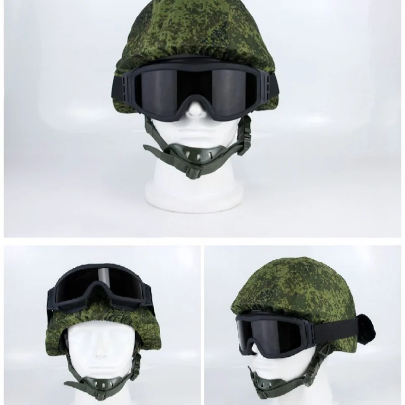 Airsoft 6b26 Metal Steel Tactical Helmet Outdoor Hunting Protective Helmet Helmet Helmet Shield Goggle Combination Anti riot He