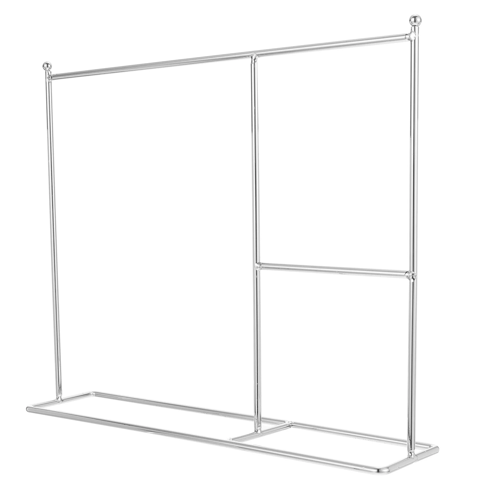 Hanger Iron Clothes Rack for Dollhouse Toy Storage Mini Clothing Dress Metal Garment Child Outfits