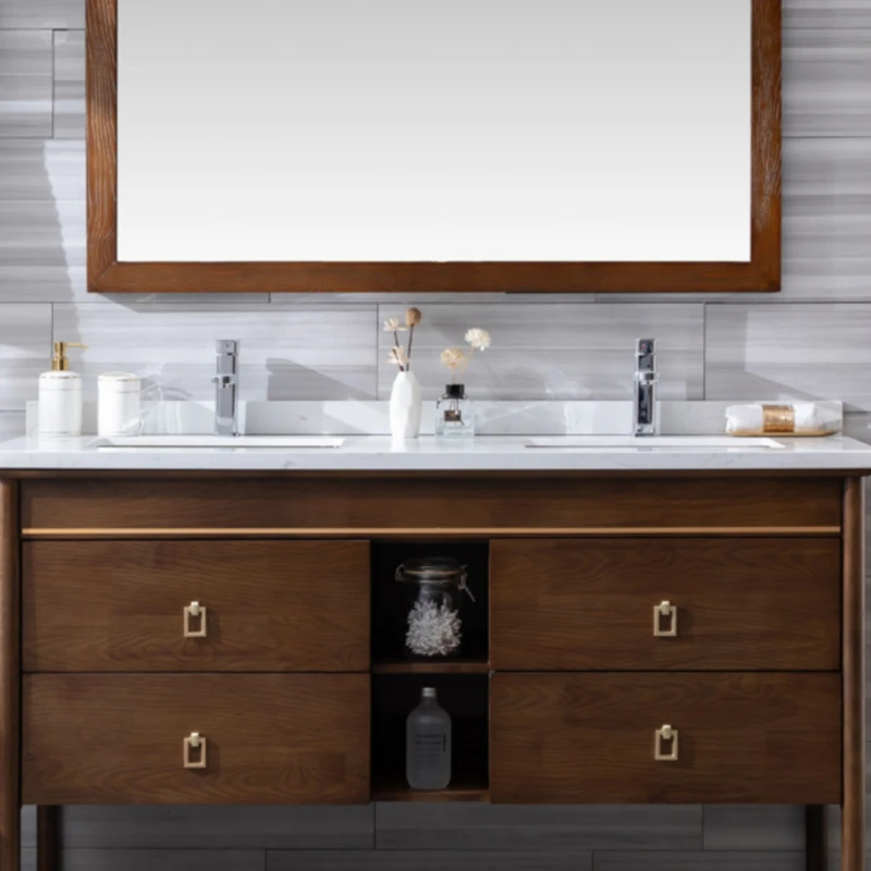 

Marble double basin bathroom cabinet combination oak bathroom sink sink sink sink sink cabinet