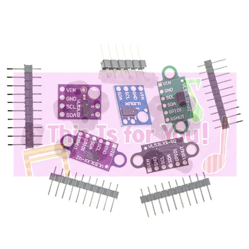 【MA】1 Set Breakout 940nm GY-VL53L0XV1 Laser Distance VL53L0X Time-of-Flight ToF Laser Ranging Sensor