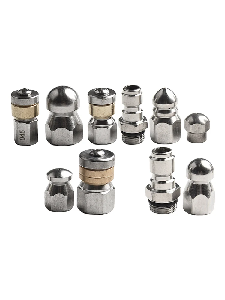 10 Piece Jetter Heads Kit with Extensive Nozzle Options for Pressure Washer for Comprehensive Indoor and Outdoor Cleaning
