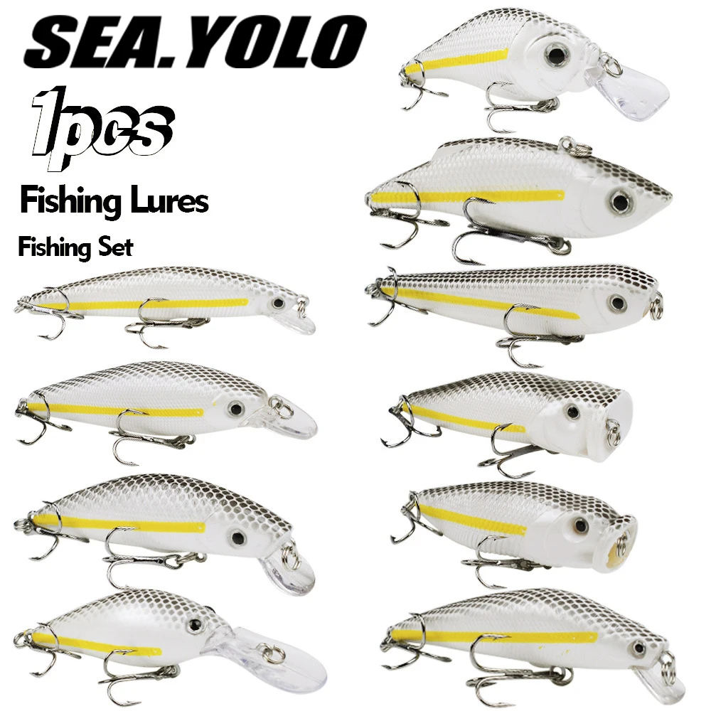 

Sea. Yolo Lure Bait Biomimetic Hard Bait Minnow Sinking Pencil Bait CRANKBAIT Artificial Fake Bait Fishing Accessories