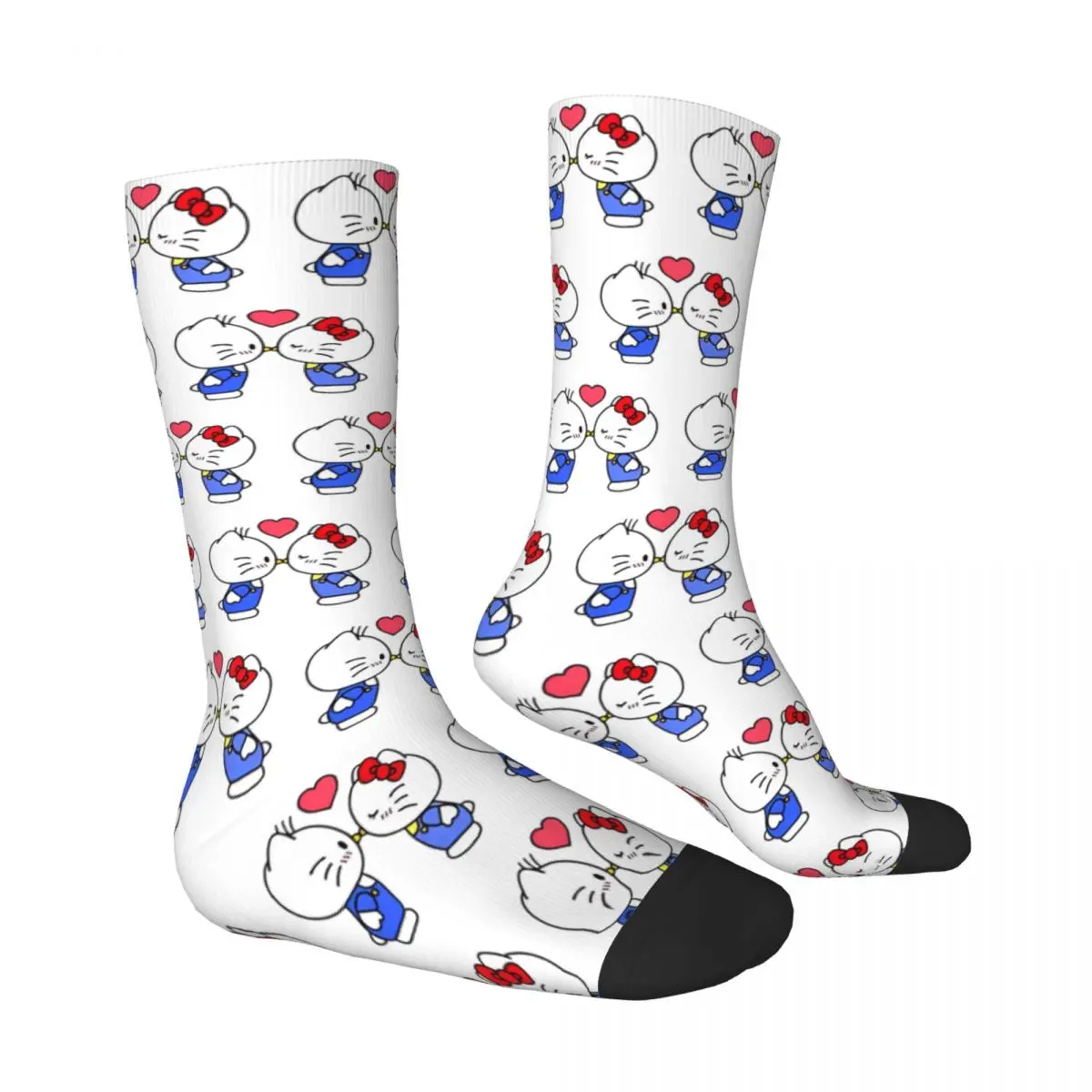 Hello Kitty Stockings Men's sanrio dear Daniel Socks Quality Modern Socks Winter Cycling Anti Slip Design Socks Gift