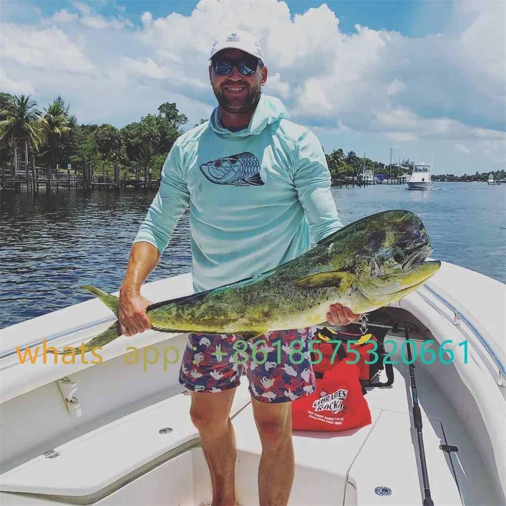 الصيف ملابس الصيد الرجال طويلة الأكمام هوديي قمصان الصيد Camisa De Pesca الأشعة فوق البنفسجية حماية هودي البلوز الأشعة فوق البنفسجية حماية قميص #1