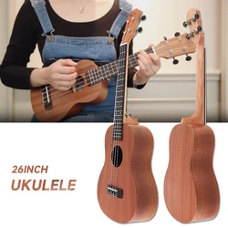 Ukulele 26 Inch 18 Fret Tenor Ukulele Acoustic Guitar Sapele Wood Ukelele Hawaii 4 String Guitar  Music instrument