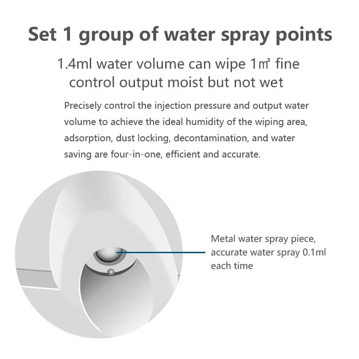지능형 창 청소 로봇 초음파 분무 물 스프레이 5600Pa 슈퍼 흡입