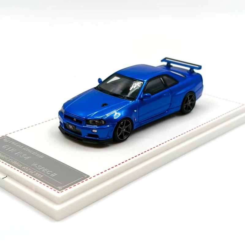 

FH масштаб 1:64 GTR R34 Skyline сплав имитация модели автомобиля статическая коллекция украшенные праздничные подарки игрушки сувенирный подарок