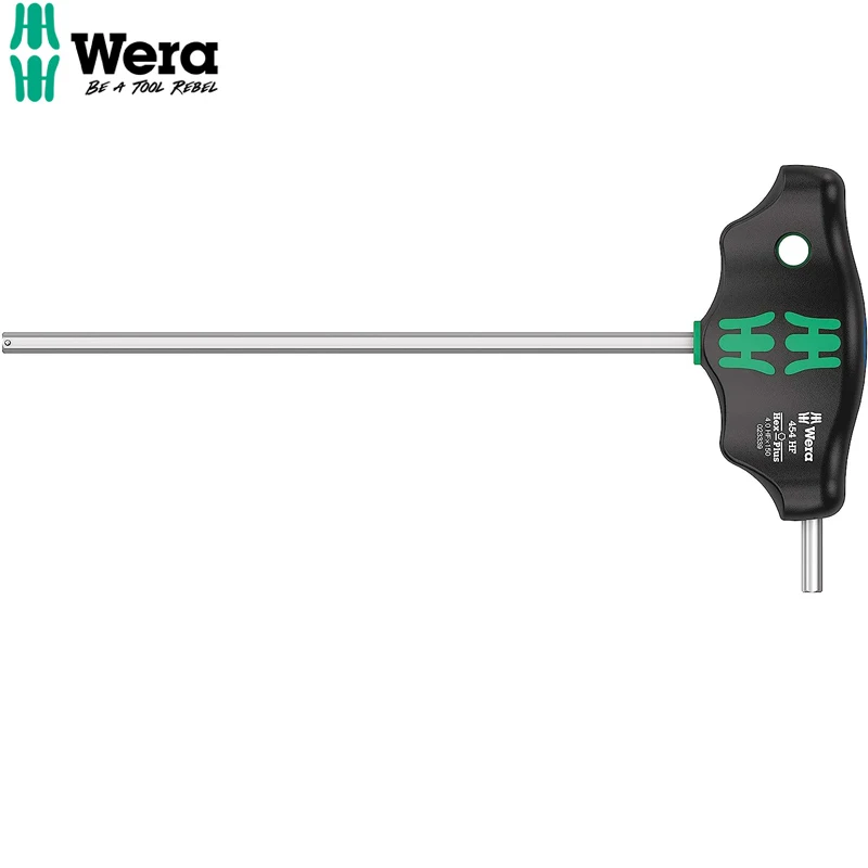 WERA 05023339001 454 Hex Plus HF T-handle Screwdriver Hexagonal Holding Function Special Surface Treatment Simple Operation