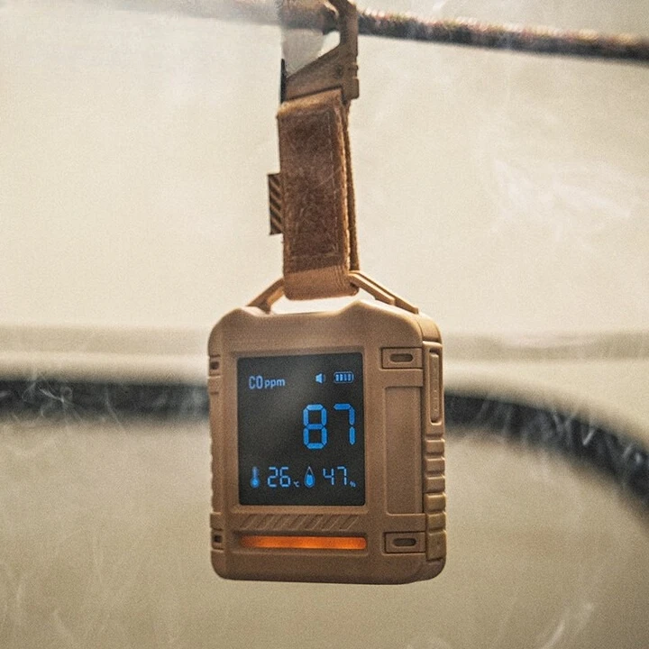 Camping indicator light, carbon monoxide alarm, camping tent, RV, portable Bluetooth