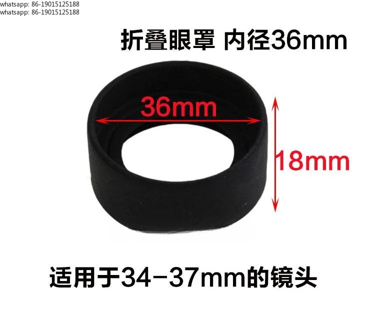 Microscope eyepiece cover, eye mask, rubber ring, anti-eye shake cover   10 per pack