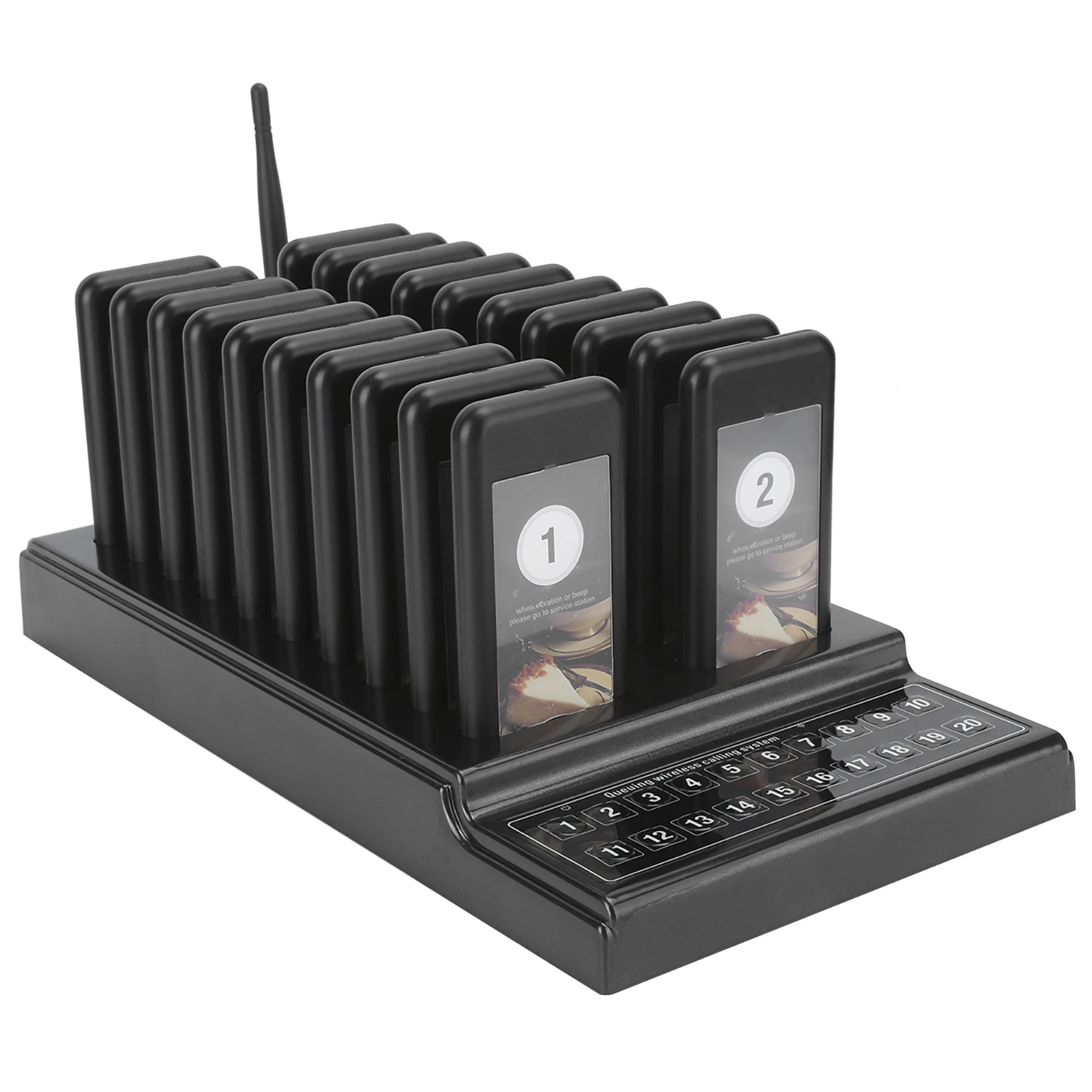 Go! SU-68G Pager Wireless Calling Pager System Restaurant Pager 10/20 Channels Pager Waiter For Bar Church Nursery Rstaurant