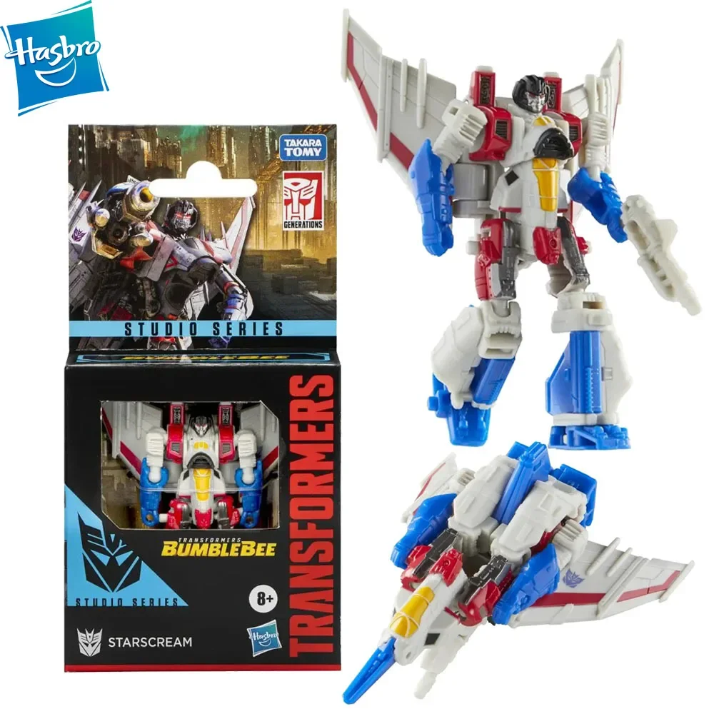 In Stock Hasbro Transformers Starscream Studio Series Core Class 9cm Bumblebee Action Figure Model Toys Collection Hobby Gift