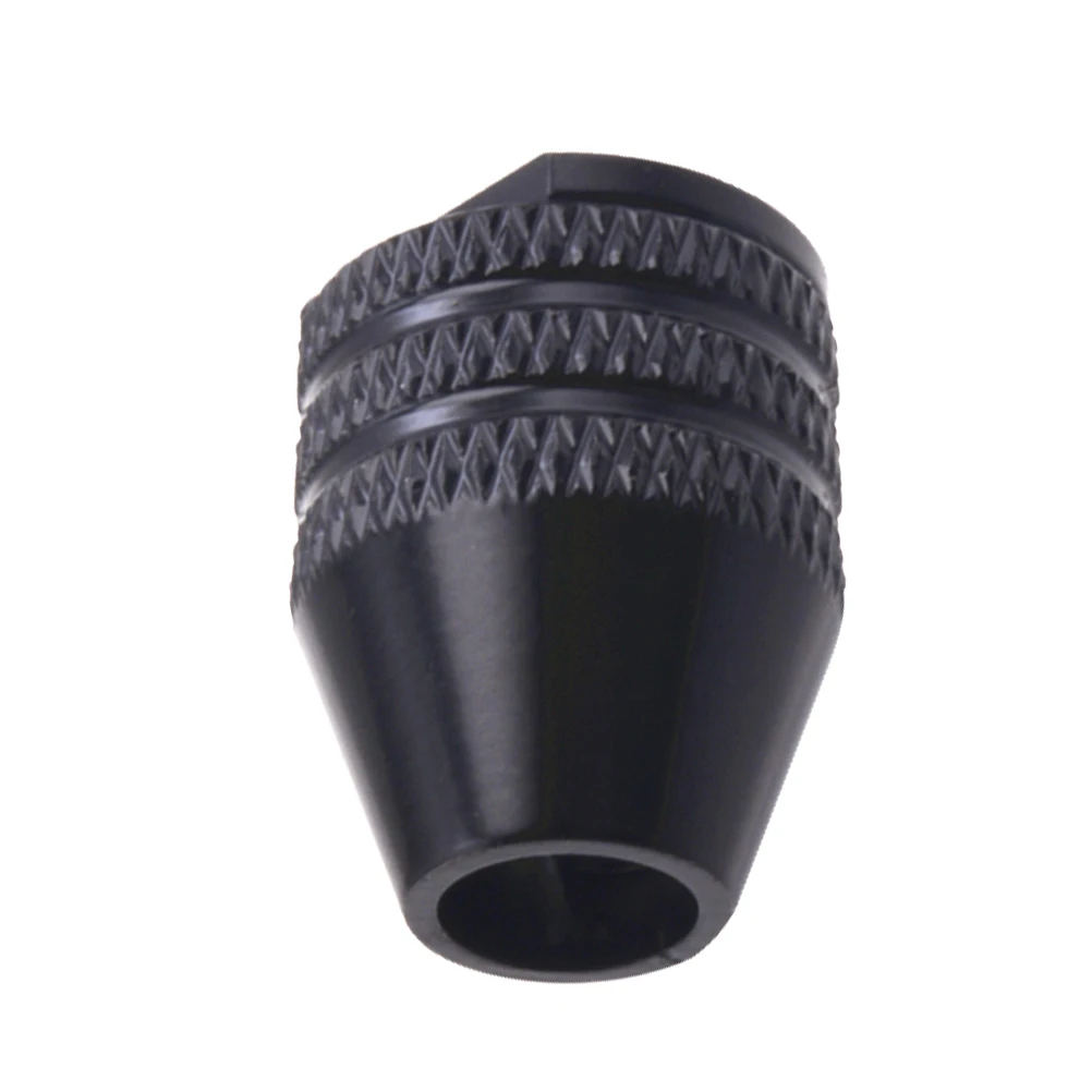 

8X0.75Mm Black Short Universal Three-Jaw Keyless Chuck Drill Adapter Aluminum Alloy Lightweight 0.3-3.2Mm M8 Hole Compatible