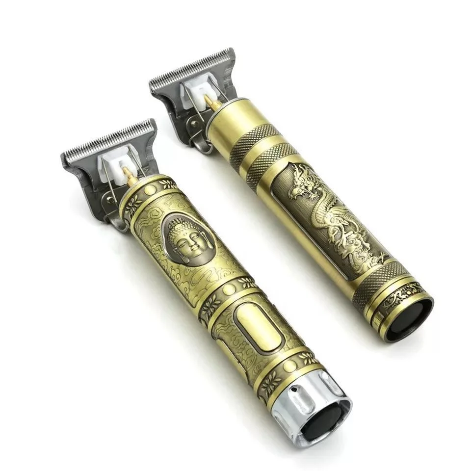 Kemei wiederauf ladbare elektrische Haars ch neider KM-1974A hochwertige Friseur Carving Trimmer Buddha Relief Haars chneide maschine Rasierer