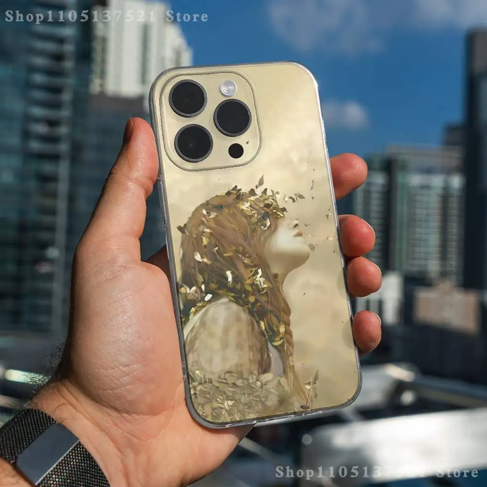 Funda de teléfono Actor A-Annes S-Shirleys para iPhone 17,16,15,14,13,12,11 Pro,Max,Plus,X,XS,XR,SE4,E Mini funda suave transparente