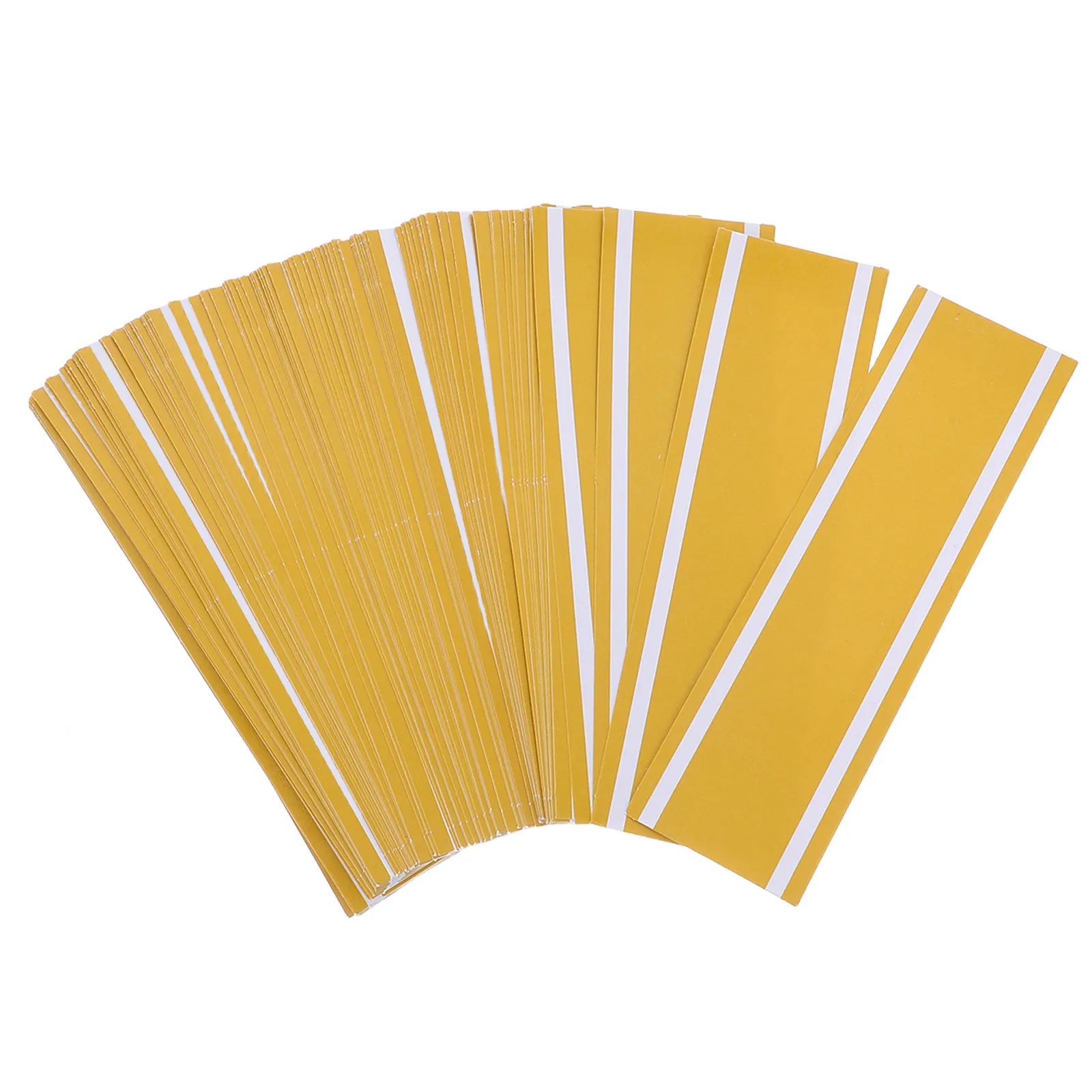 100Pcs Disposable Napkin Rings Self Adhesive Gold Paper Bands Wedding Party Silverware Wraps Table Decoration Napkin Rings