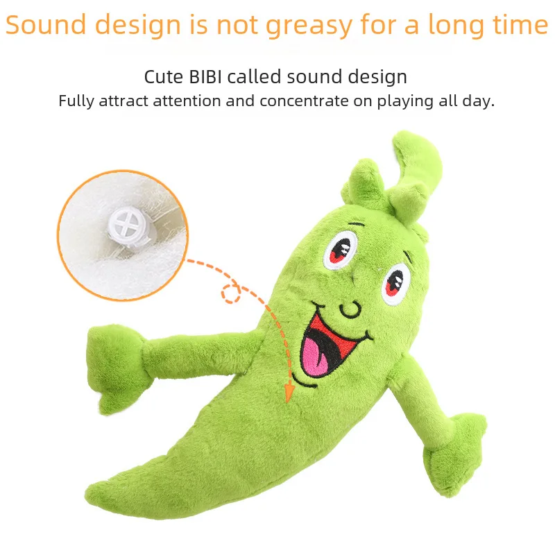 New plush dog toy sound vegetable paradise medium and large dog toy self-Hi comfort companion pet supplies Accesorios perro Dog