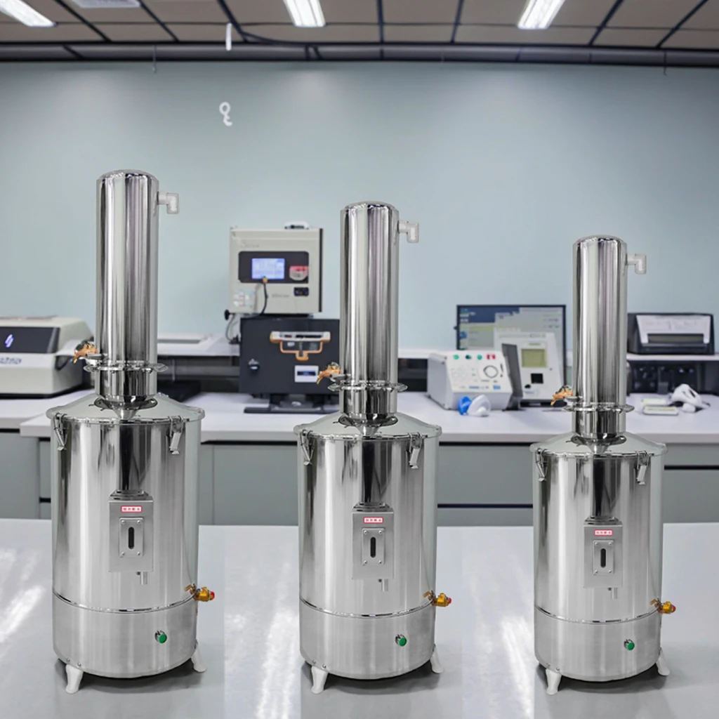 10L Automatic Water Cut-Off Distiller 380V Water Distillation for Lab