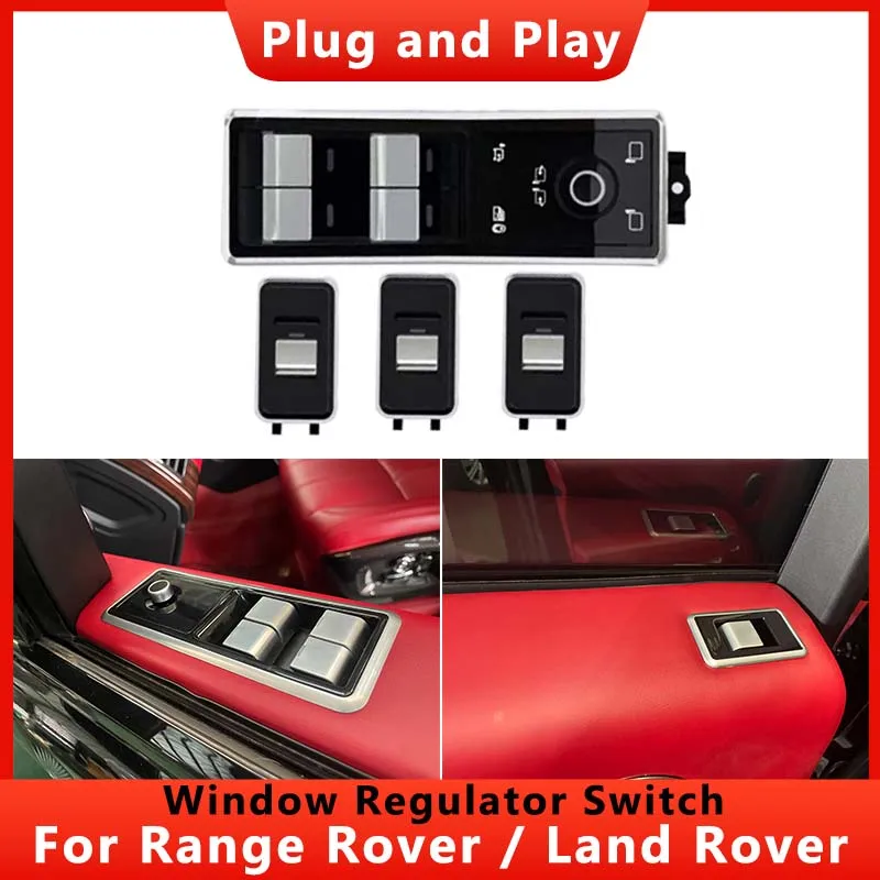 

Newly Car Master Window Button Auto Door Glass Lift Control regulator switch For Land Rover Range Rover Evoque Sports Discovery