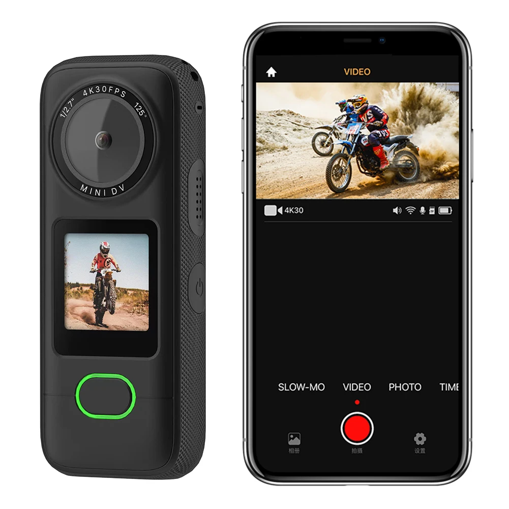 

4K HD 20MP WiFi Sports Camera Anti-Shake Outdoor Video Recorder Touch Screen Portable Body Cam for Outdoor Sport Bike Travel