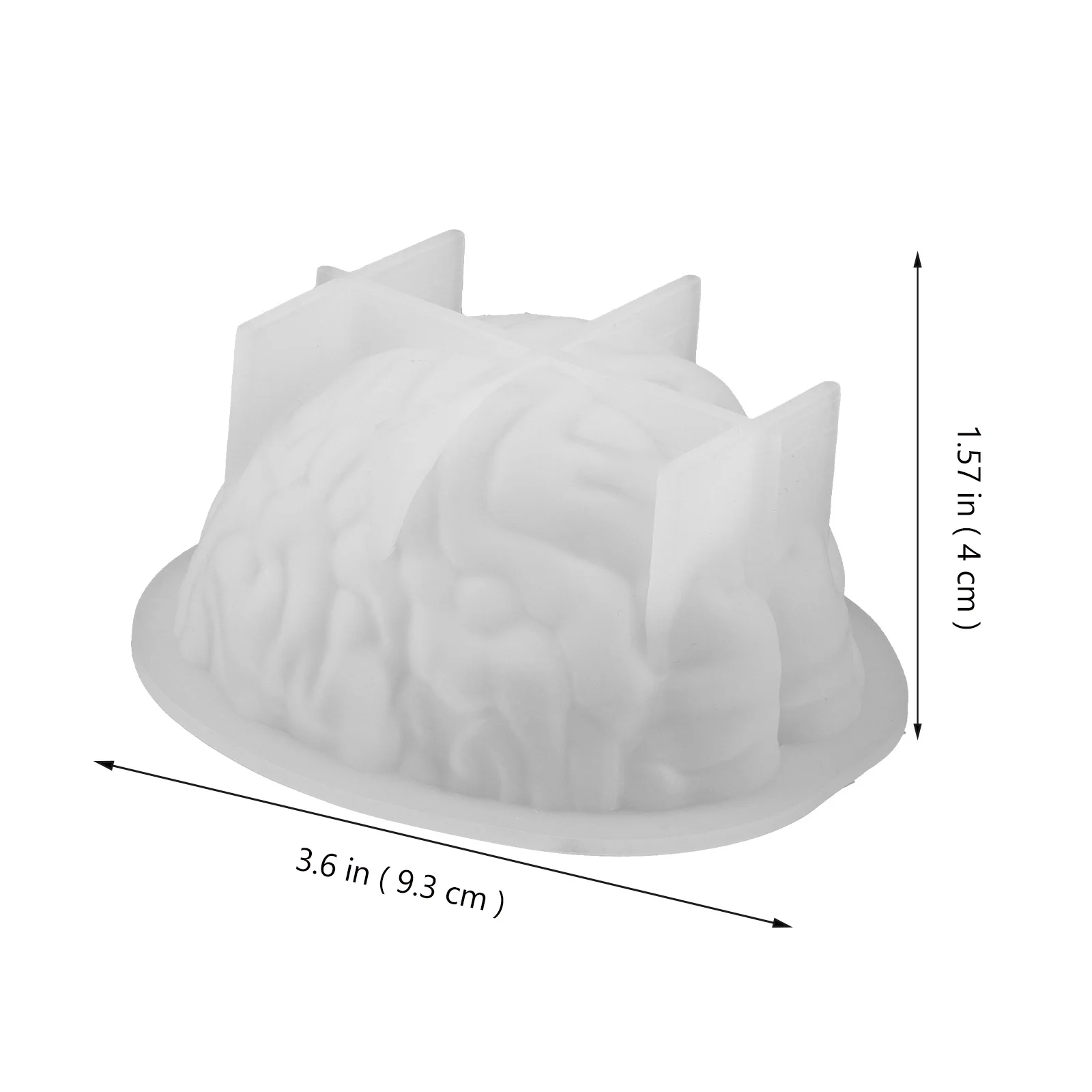 

Silicone Mold Brain Shape For Halloween Diy Scented Making Reusable Flexible Mold Epoxy Craft Supplies Desktop