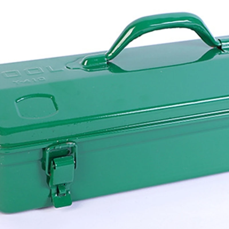 M17D Green Iron Multifunctional Household Maintenance Tool Storage Box for Worker