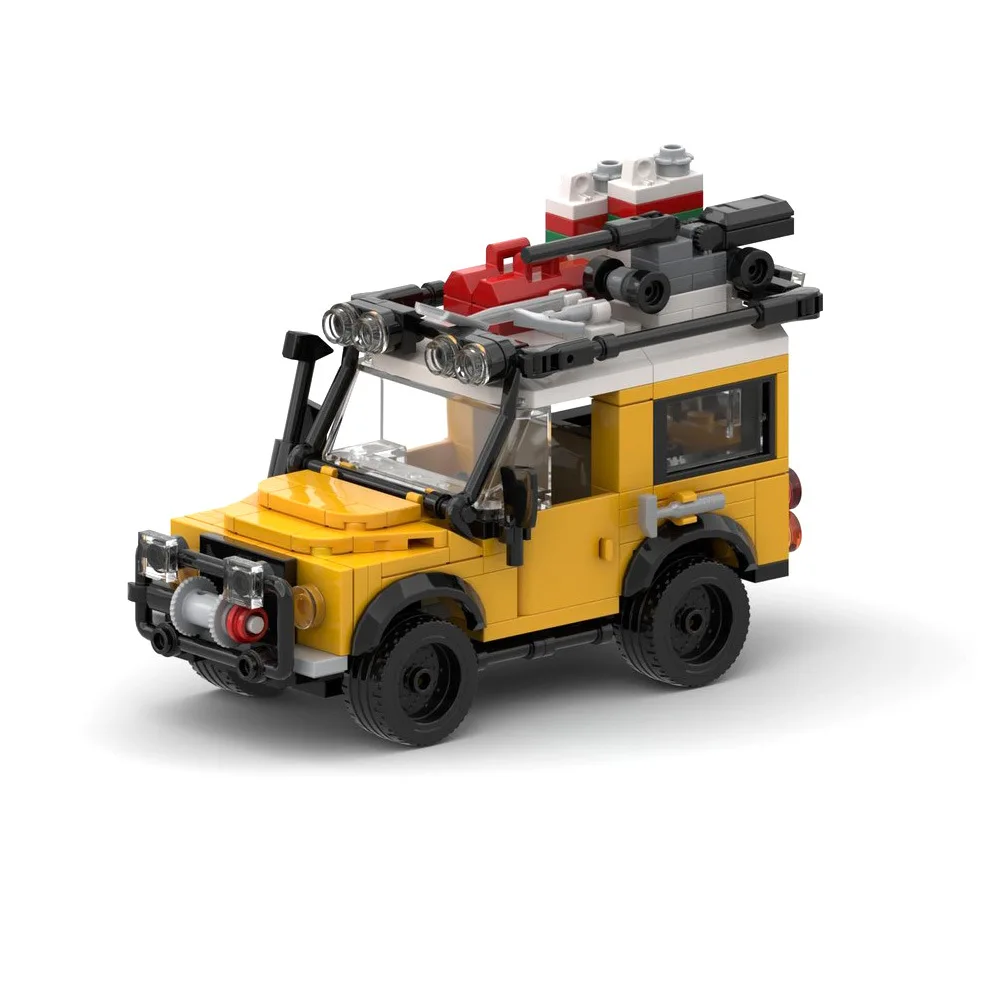 City Vehicle MOC 90 Defender Car Building Blocks Model Bricks Sets Off-road Jeep Assemble Display Children's Toys Birthday Gifts