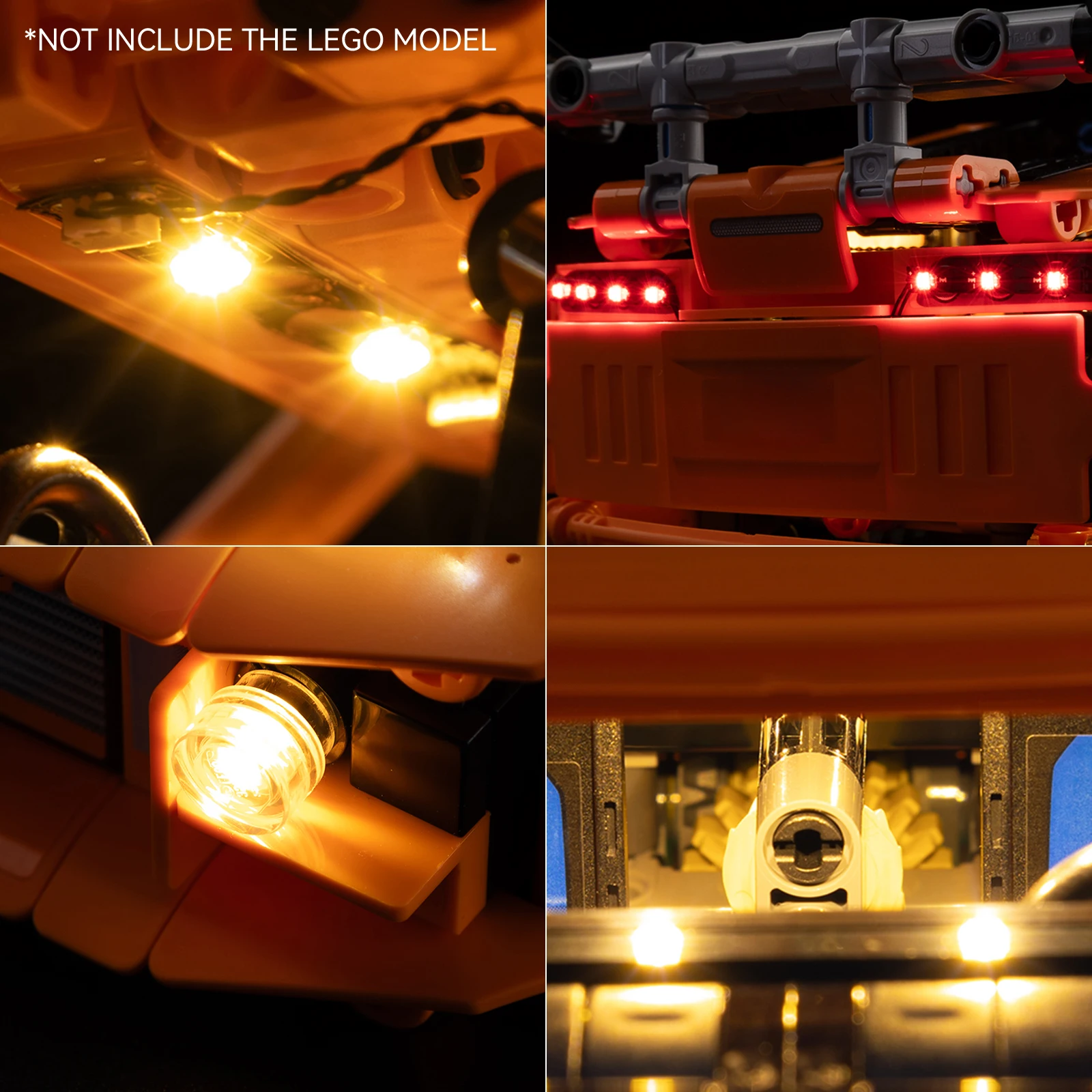 

Led Light Kit for LEGO Fast and Furious Toyota Supra MK4 42204 Building Blocks