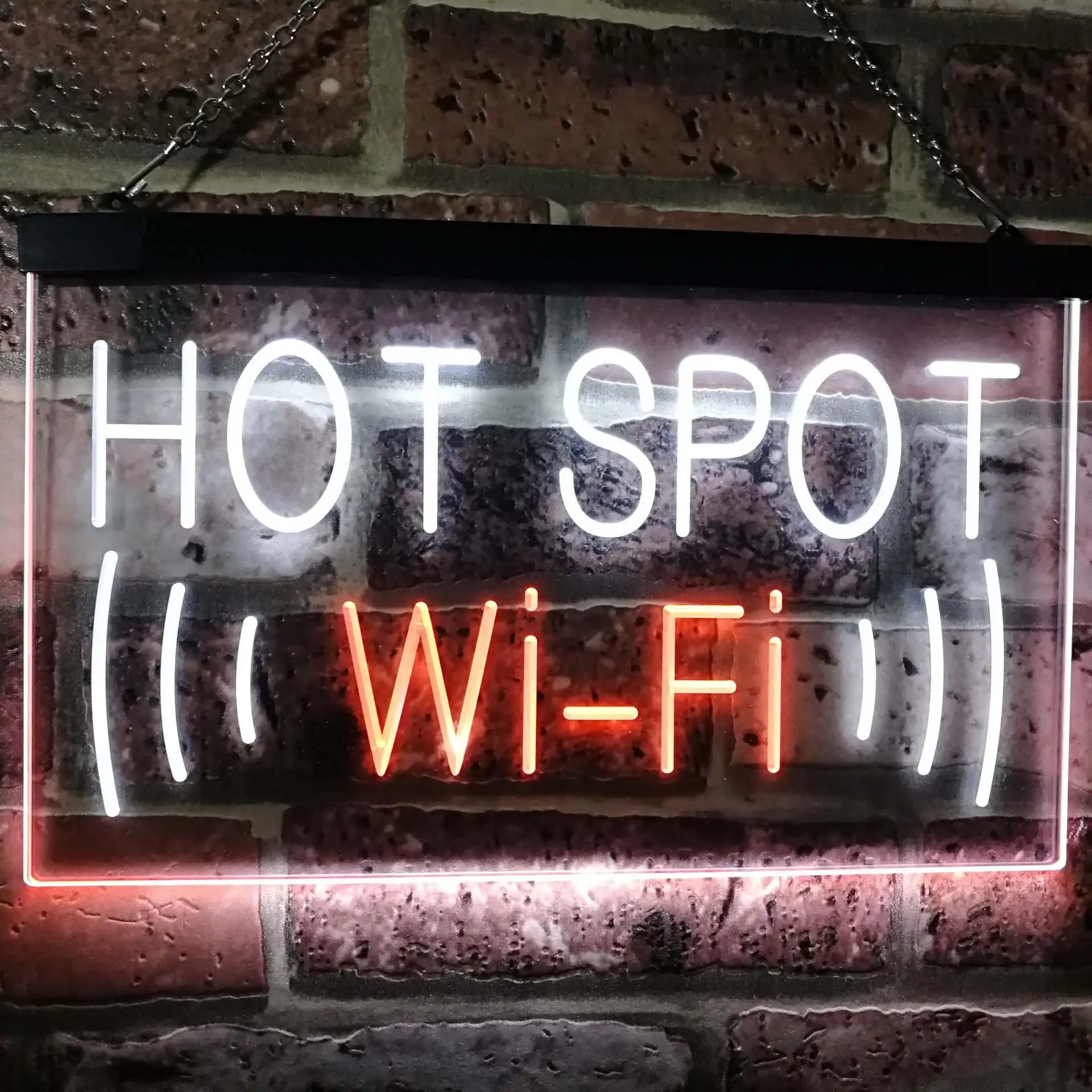 Wi-Fi Hot Spot Dual Color Led Neon Sign st6-i2571