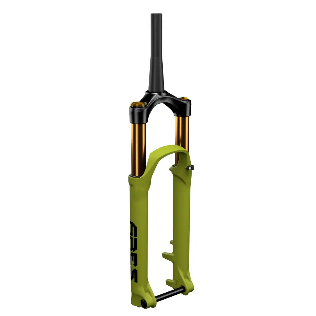 

Горячая велосипедная вилка с пневматической пружиной 27,5 дюймов 29 дюймов + ARES, подвесная вилка Mtb для велосипедов с дорожной и конической рулевой трубкой 100-160 мм