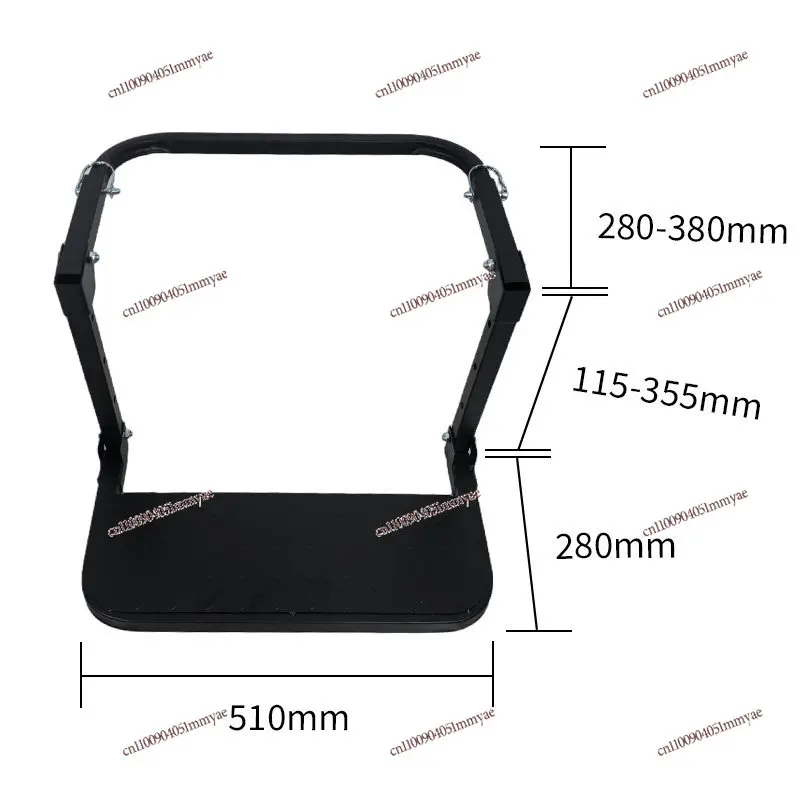 Car Tire Rack, Foot Pedal Off-road Folding Telescopic Ladder, Tire Step Ladder Climbing Roof Rack