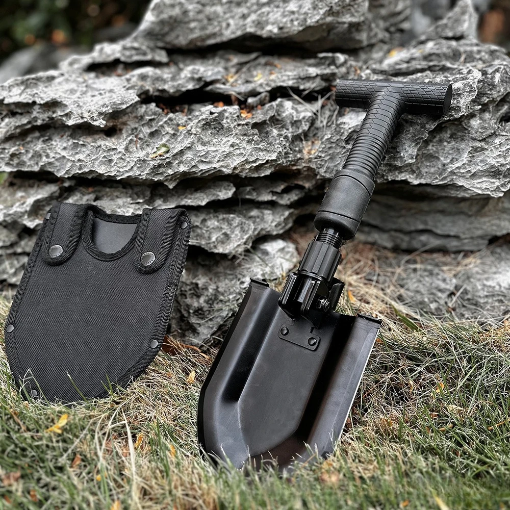 

Scalable and Foldable EDC Shovel Outdoor Gardening Portable High Hardness Shovel Multi Functional Survival Equipment